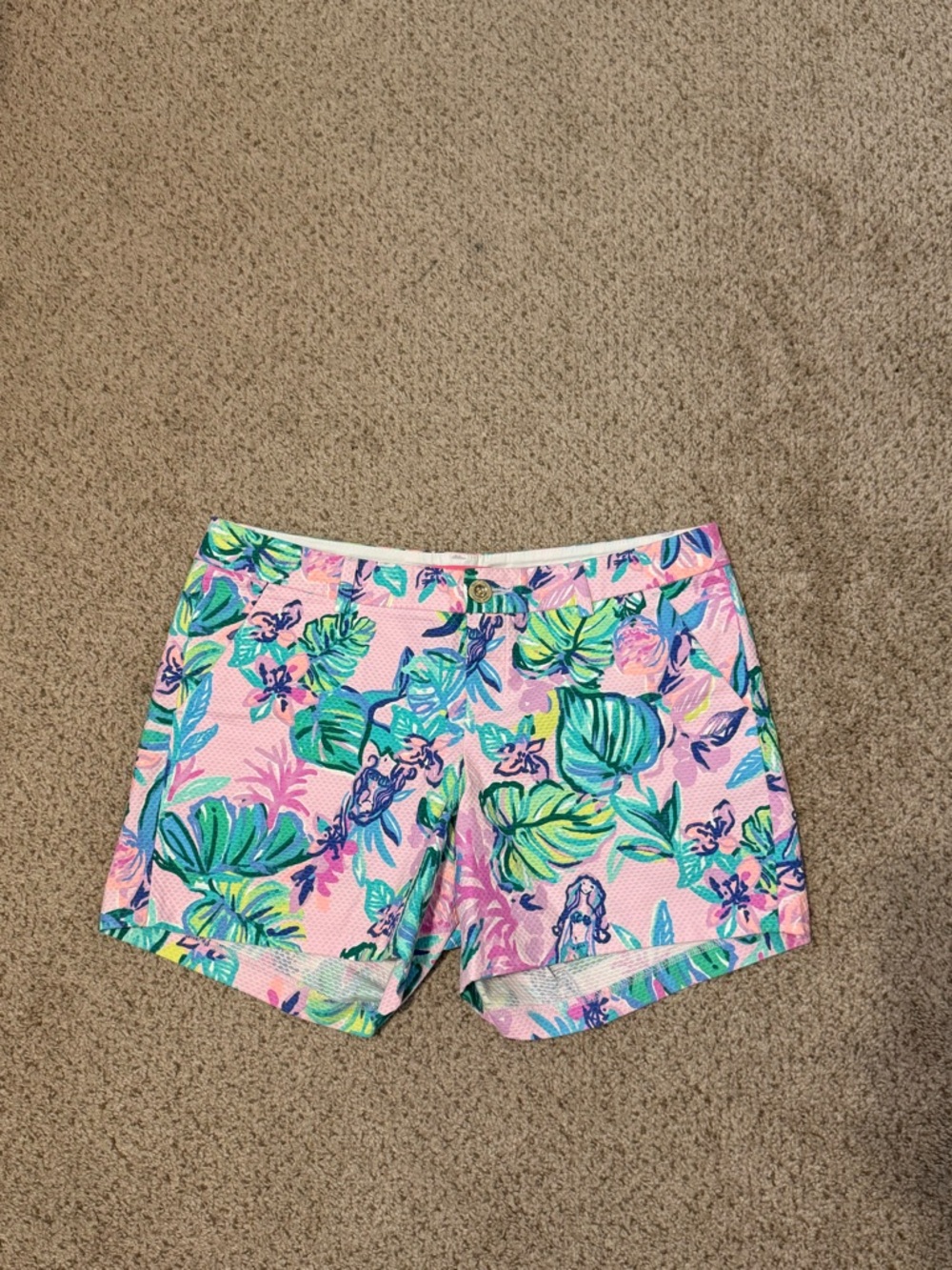 Lilly Pulitzer Mermaid in the Shade Print Women's Shorts